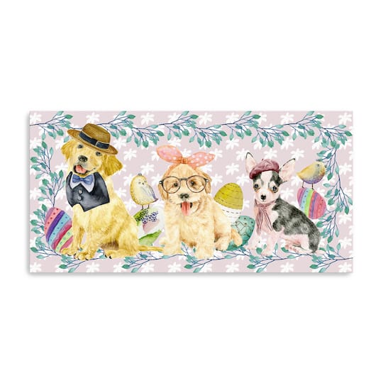 Lumaprints Easter Pups IV Canvas Giclée Art